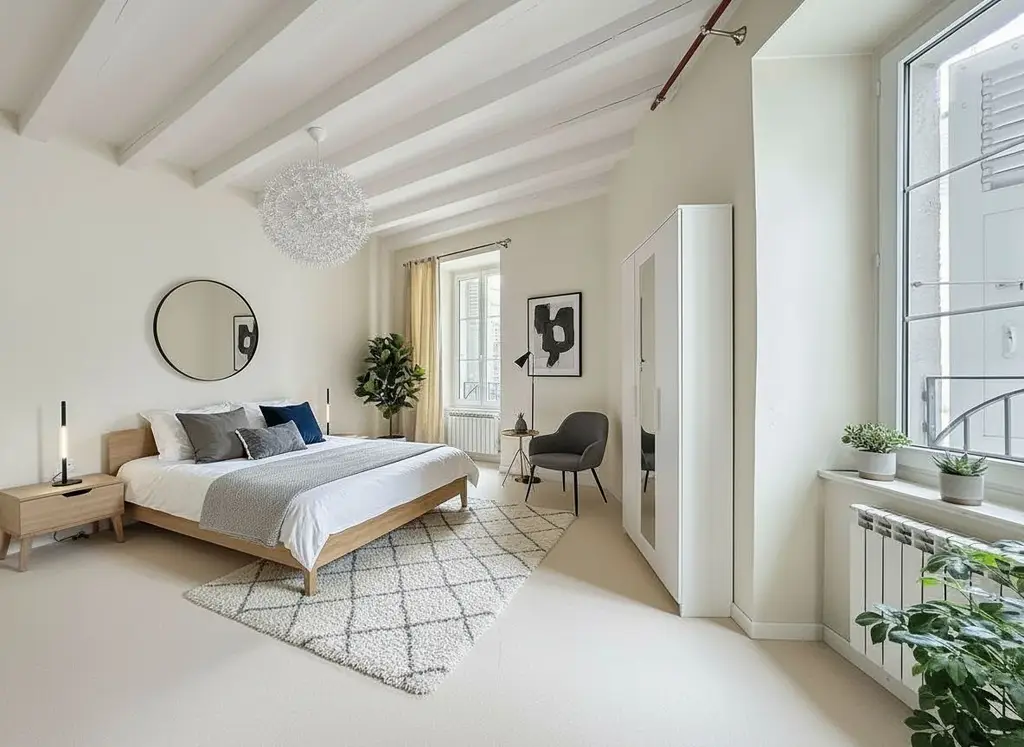 Duplex en attique à Allaman – Espace, lumière et couchers de soleil