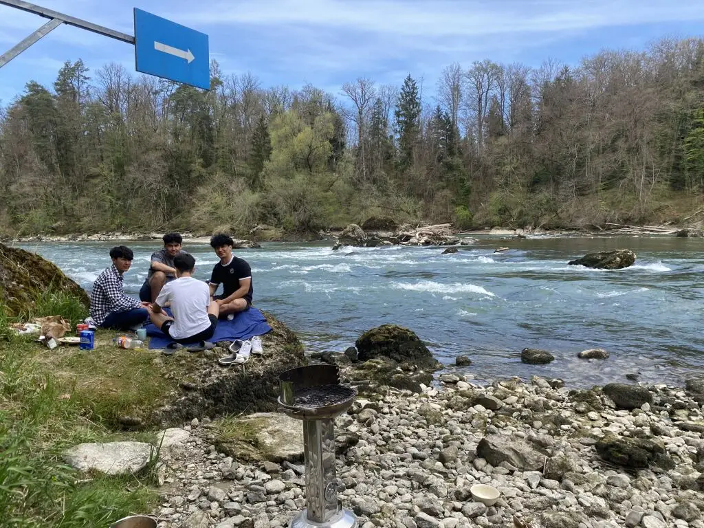 Ruhe geniessen mit Sicht auf die Berge