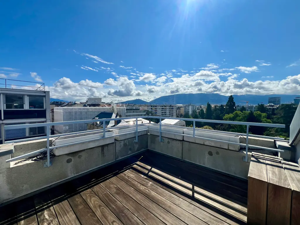 Magnifique attique avec vue sur le Salève !