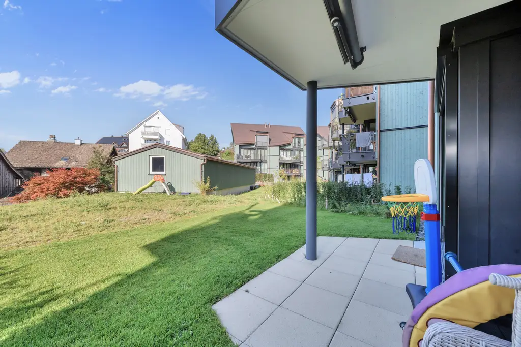 Wunderschöne Maisonette-Gartenwohnung im Hirzel