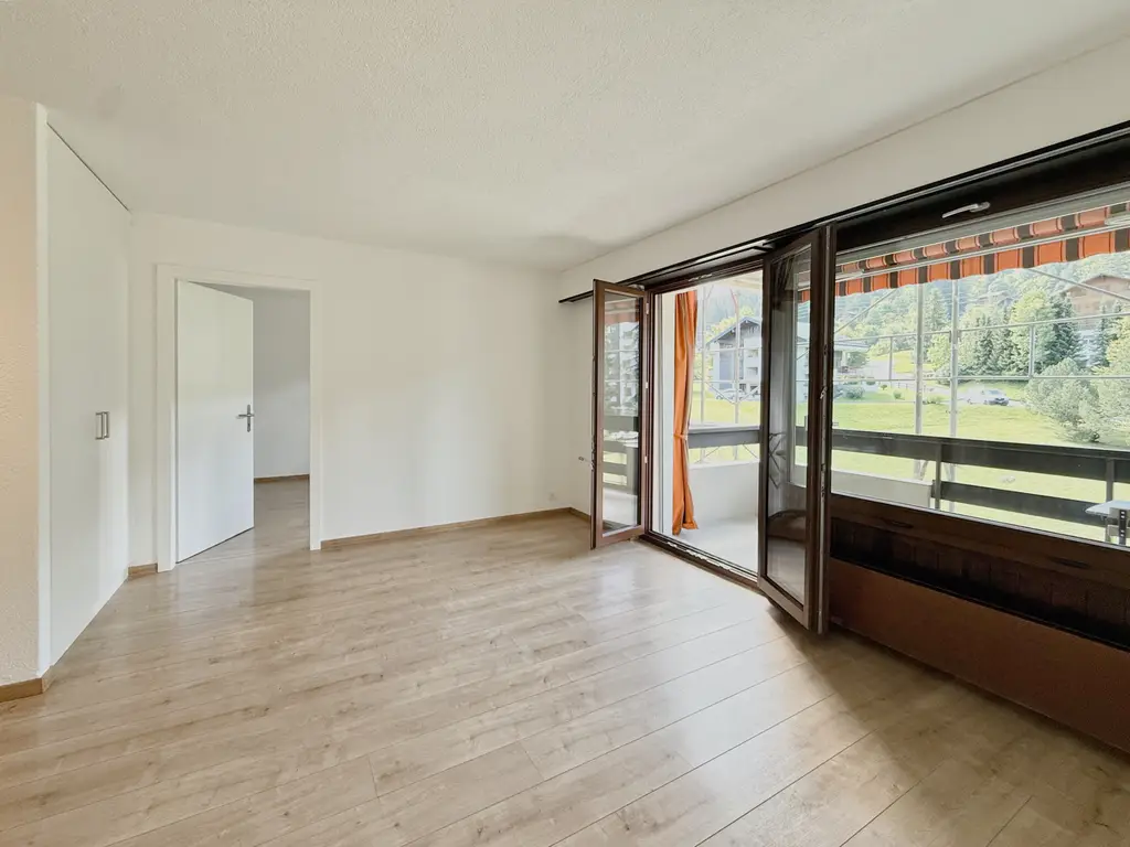 A louer: Charmant 2,5 pièces avec balcon Aux Paccots &#8211;
