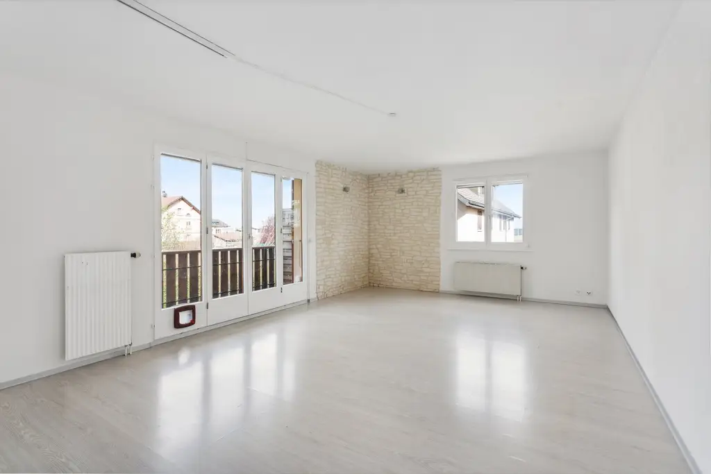 A saisir: 4,5 pc avec balcon à Prez-vers-Noréaz