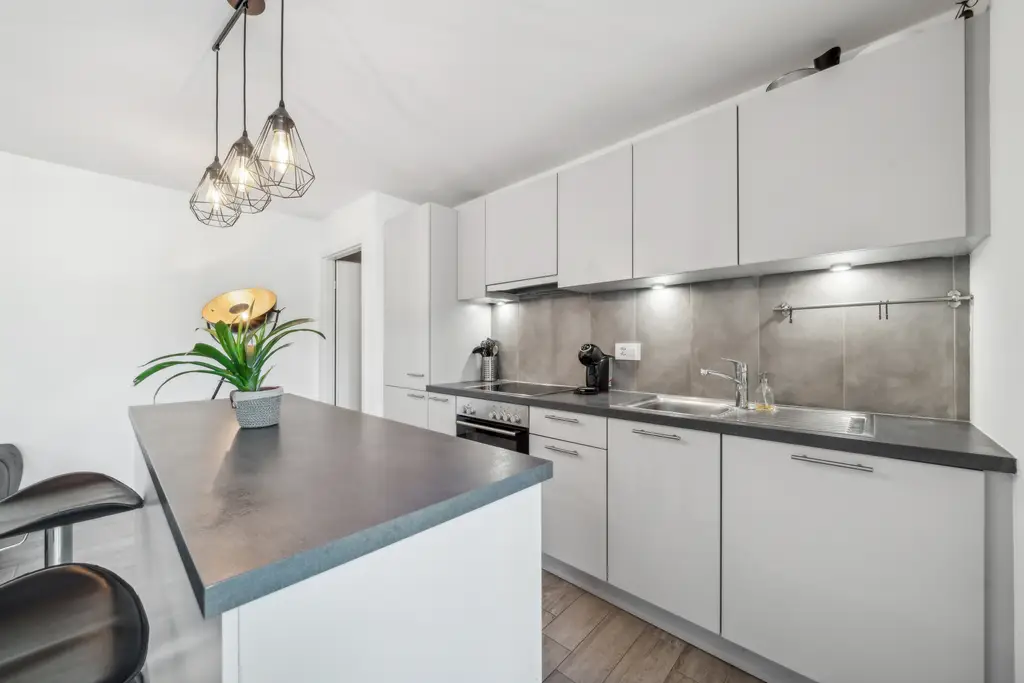 Coup de coeur: superbe appartement de 2,5 pièces, au rez, avec sa terrasse