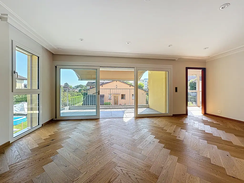 4,5 pièces neuf d’exception – étage privatif dans une petite PPE de 3 appartements