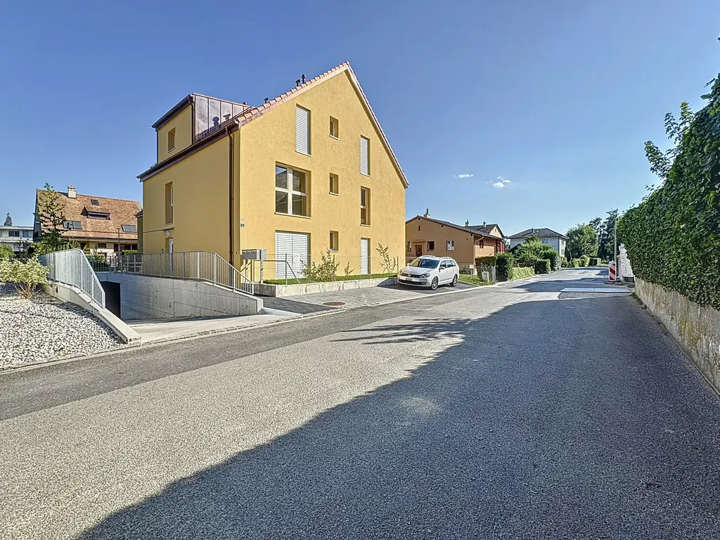 4,5 pièces neuf d’exception – étage privatif dans une petite PPE de 3 appartements