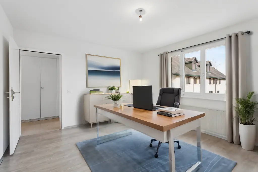 A saisir: 4,5 pc avec balcon à Prez-vers-Noréaz