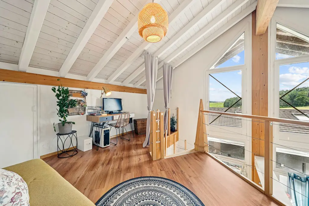 Lumière et espace pour ce duplex de 4,5 pièces avec terrasse, à Villaz-St-Pierre (Fuyens)