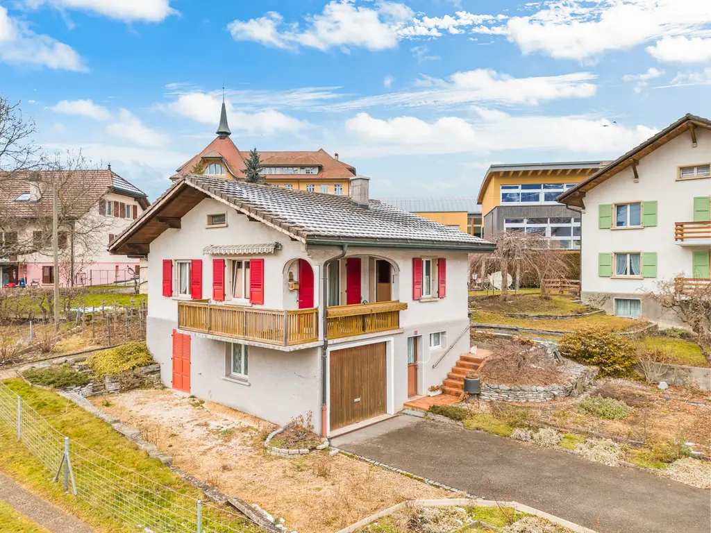 Opportunité! Maison individuelle &#8211; parcelle avec potentiel de développement