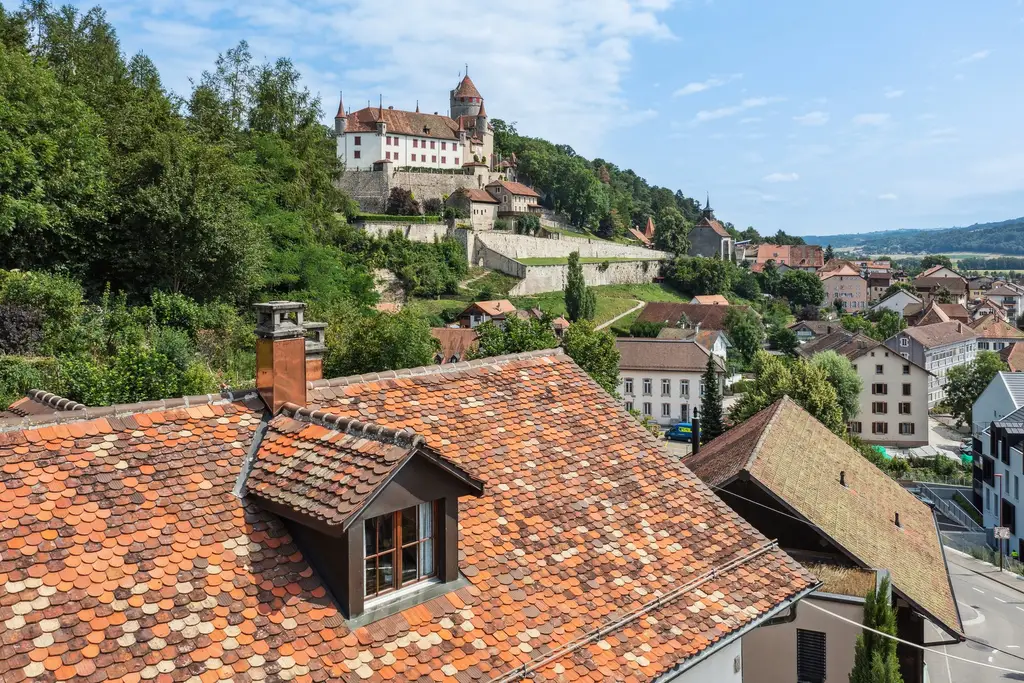 Cachet et exclusivité: magnifique appartement duplex de 6,5 pièces avec jardin et terrasses privés