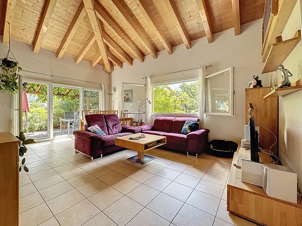 Un petit coin de paradis à Vétroz – Maison individuelle avec jardin méditerranéen