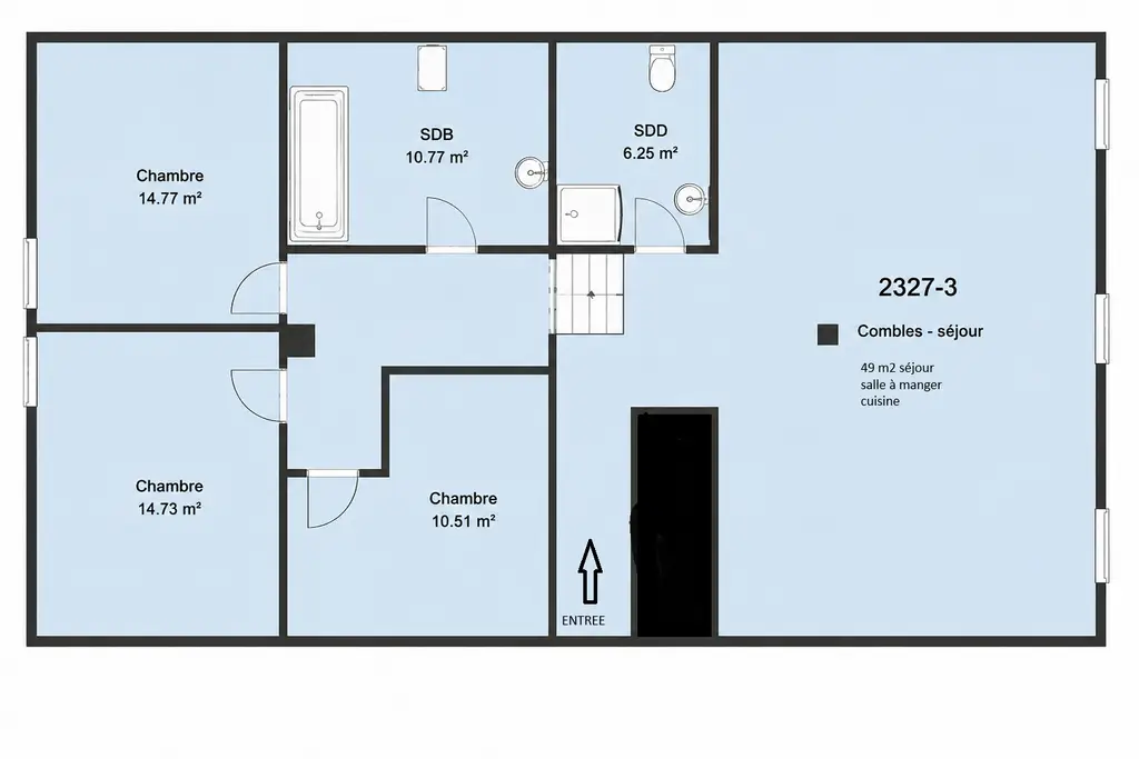 Magnifique appartement de 4,5 pièces avec entrée indépendante, jardin privatif et vue dégagée