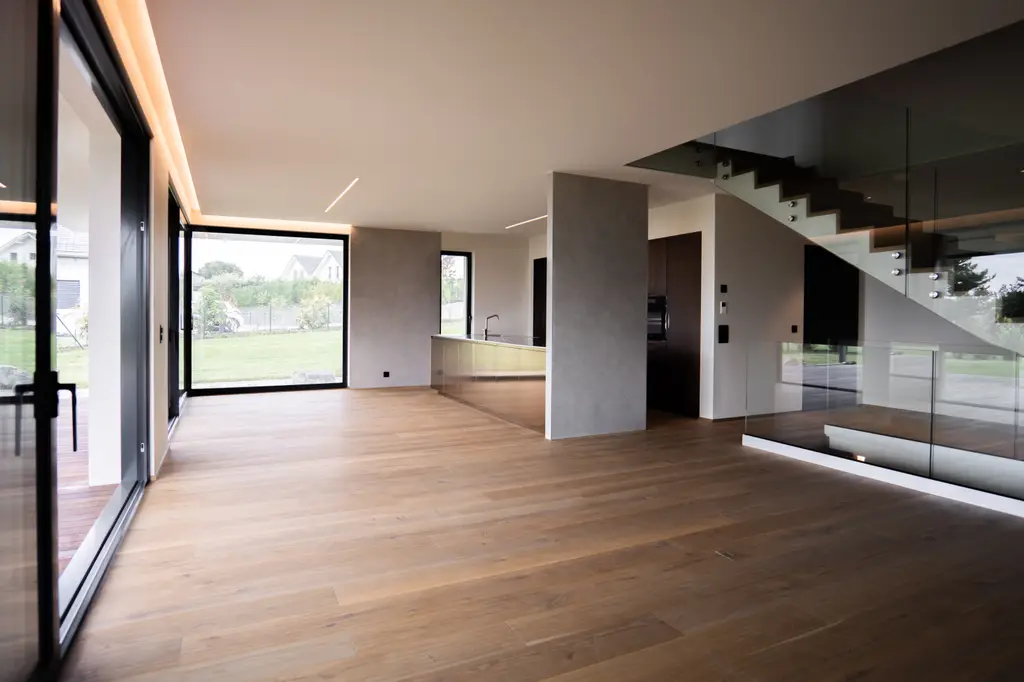 Villa contemporaine neuve avec vue sur le lac à St-Prex