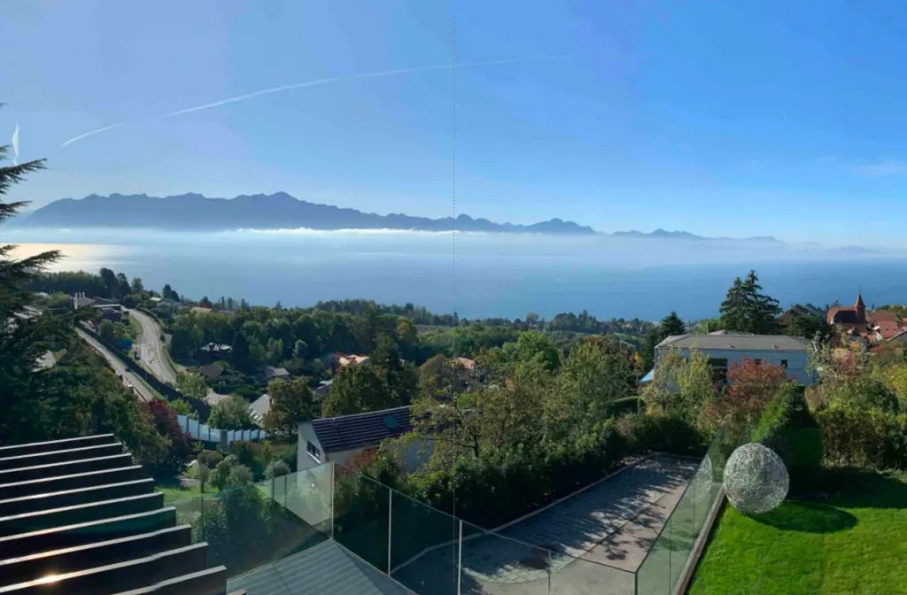 Maison d&rsquo;exception en position dominante à Belmont-Sur-Lausanne