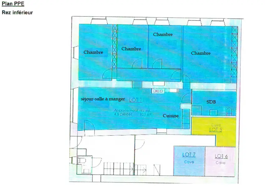 A louer au cœur de Ste-Croix, appartements de 4.5 pces idéalement situé.