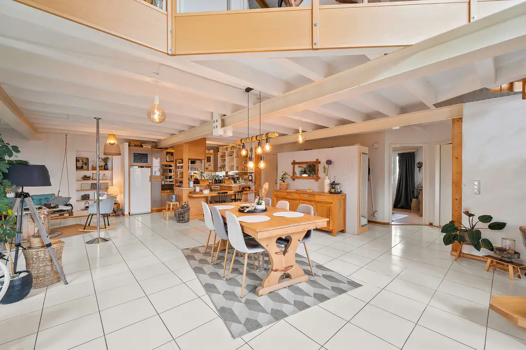 Duplex style loft de 4,5 pièces avec terrasse, à Villaz-St-Pierre, coup de coeur!