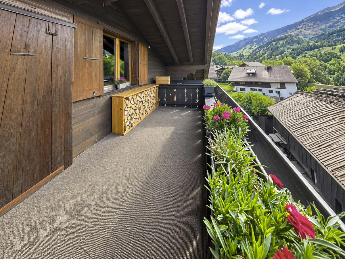 Charming appartment in the center of Gstaad - Valley & Palace views
