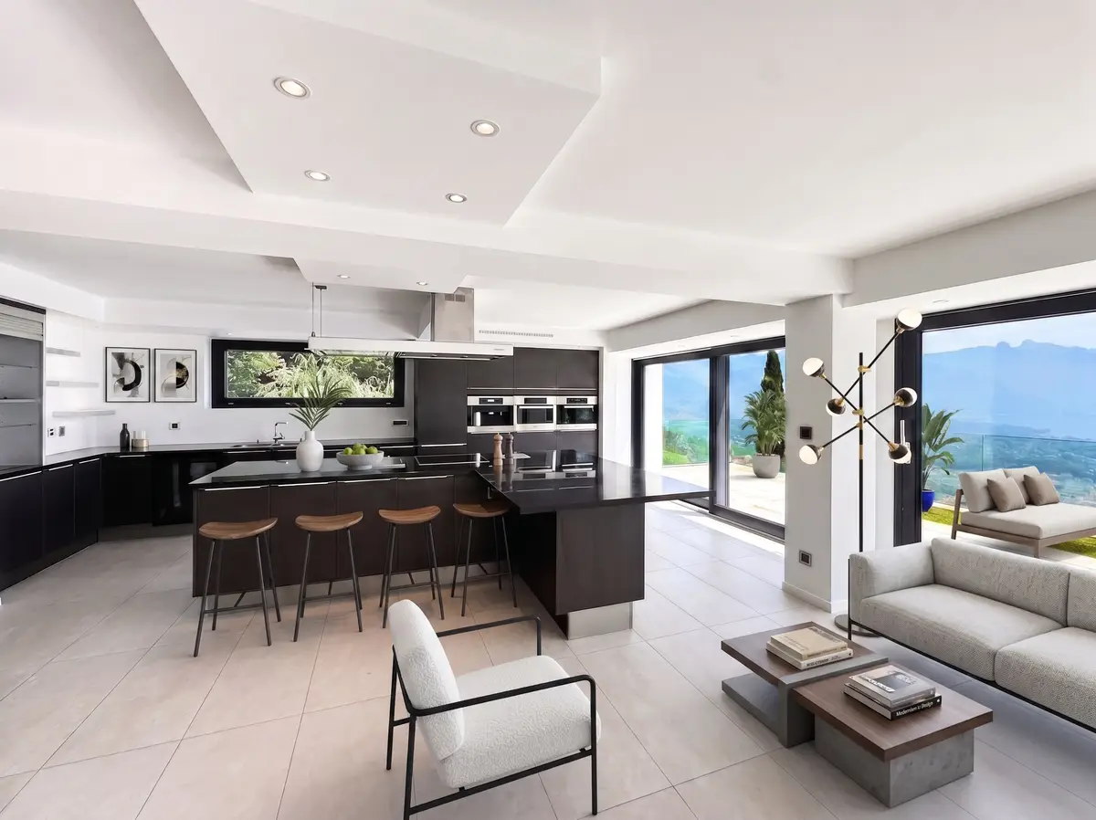 Villa individuelle avec piscine et vue panoramique époustouflante