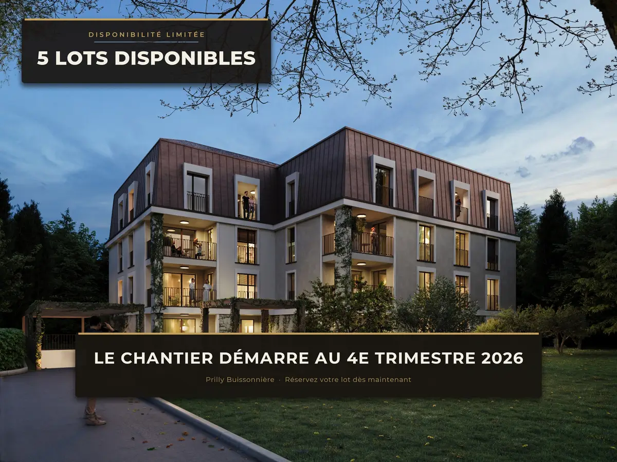 PLUS QUE 4 LOTS DISPONIBLES - Prilly Buissonnière - 4,5 PIECES 1ER ETAGE