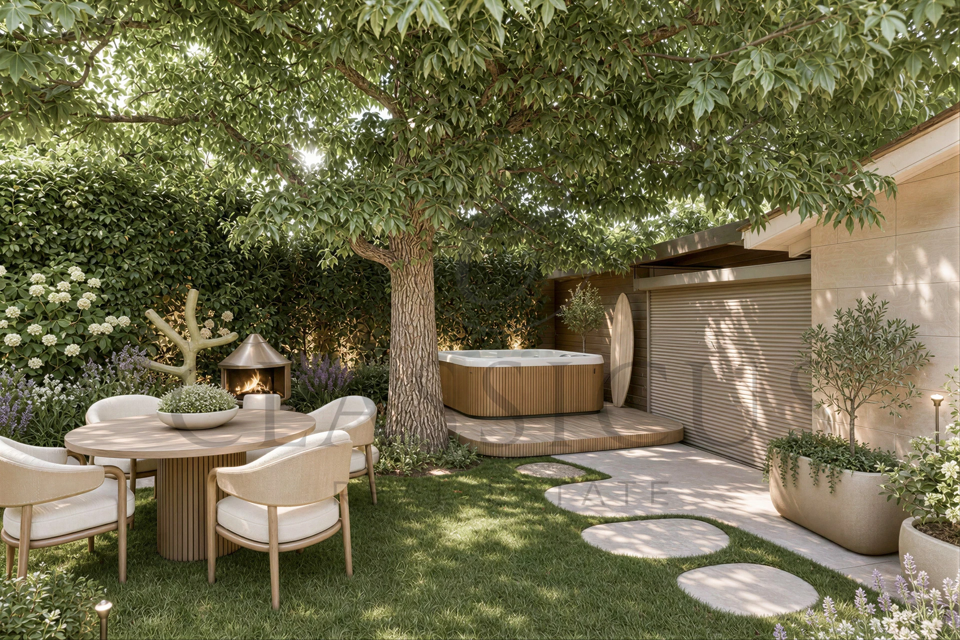 Une maison de famille rare avec jardin, bassin de nage et env. 440 m² utiles