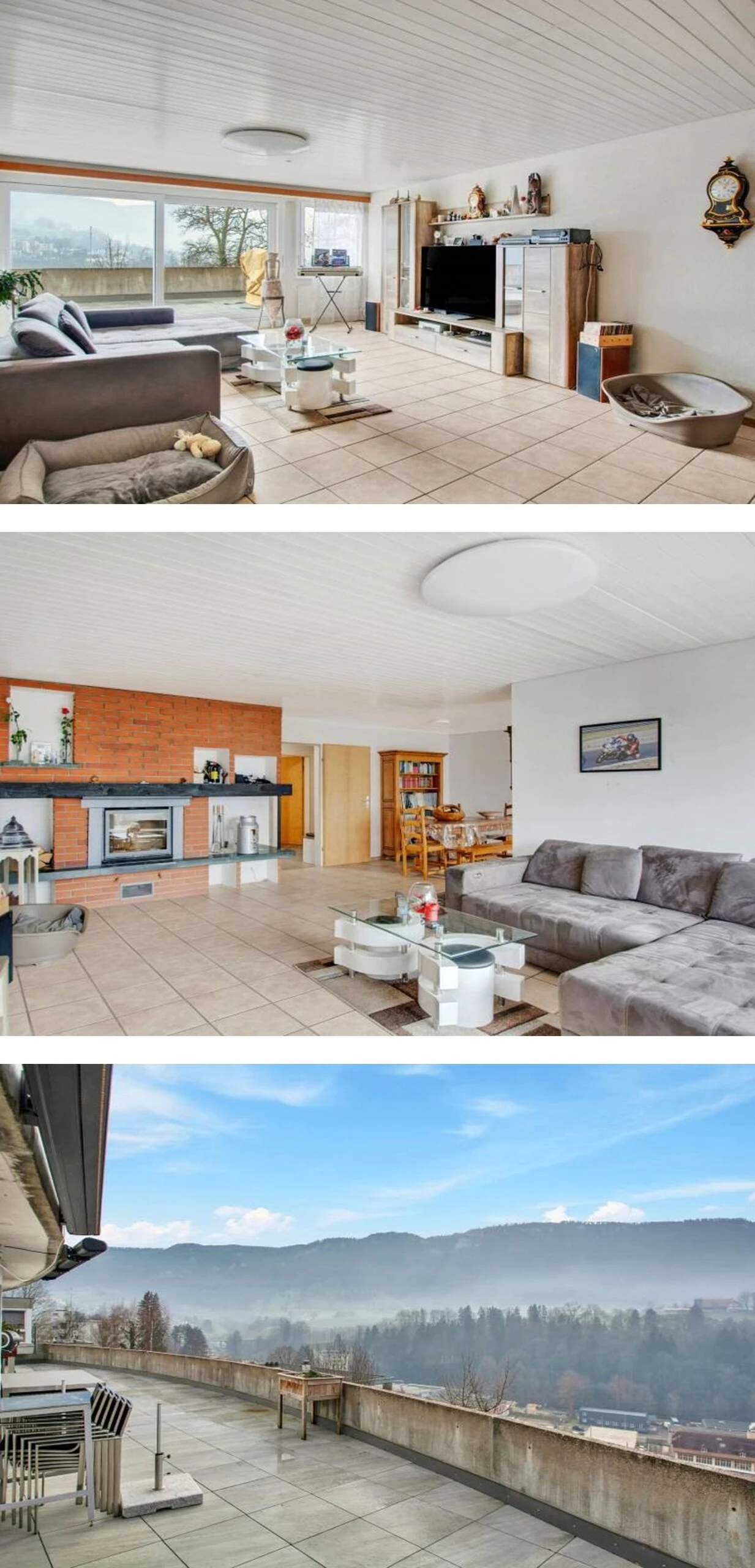 Appartement terrasse en PPE