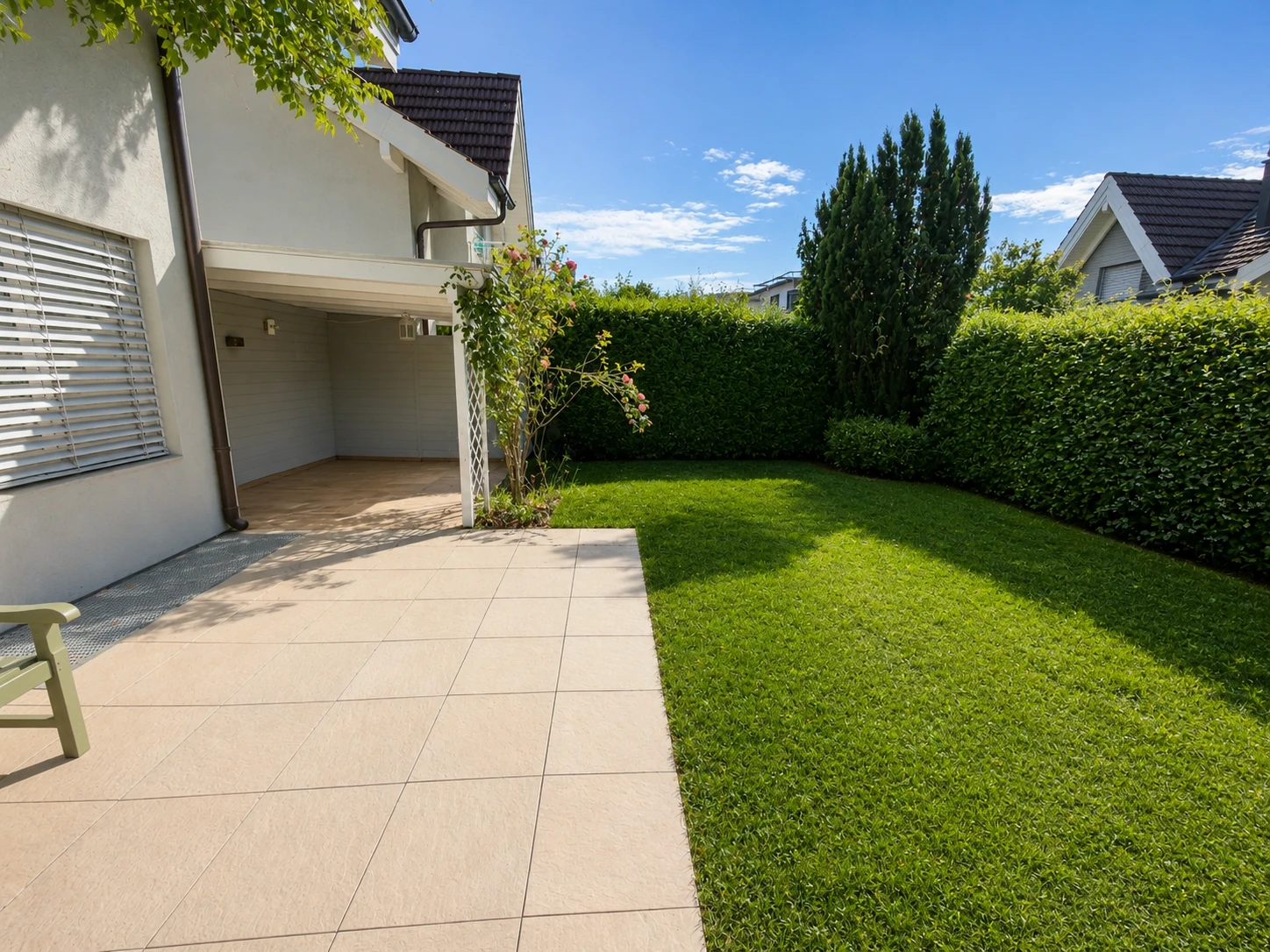 Maison familiale meublée avec jardin privatif à Carouge